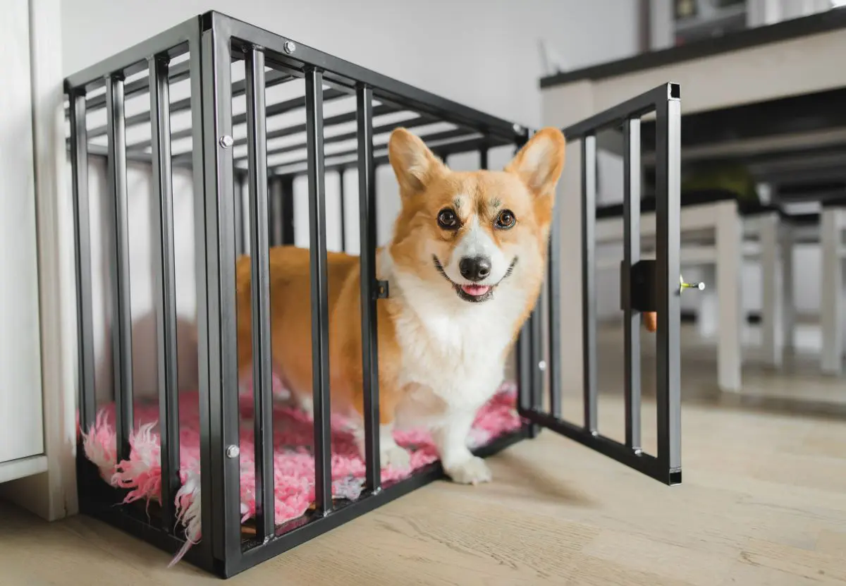 獣医師監修】ケージとクレート（キャリー）の違いは？子犬のケージの 